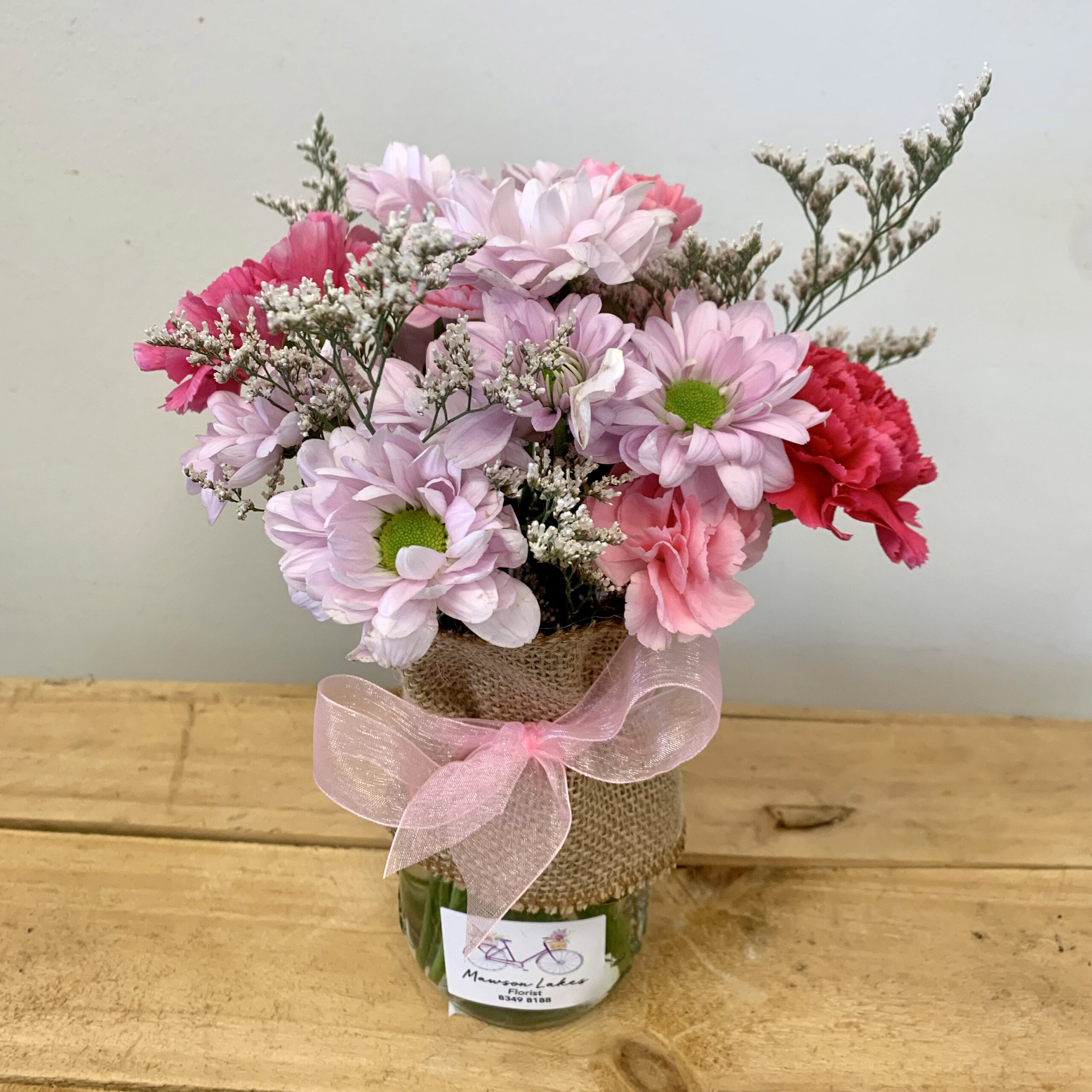 jar posy, Mawson Lakes florist, something small for a friend
